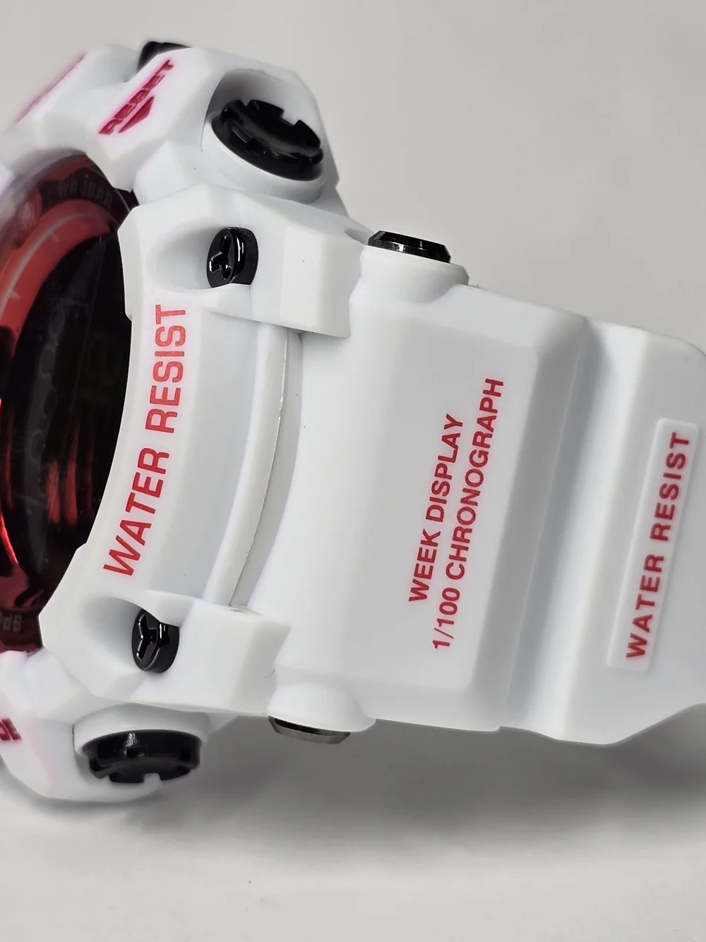Activa Summit X Invicta Unisex Digital Watch 50mm. White/Red (ACW8082-016)